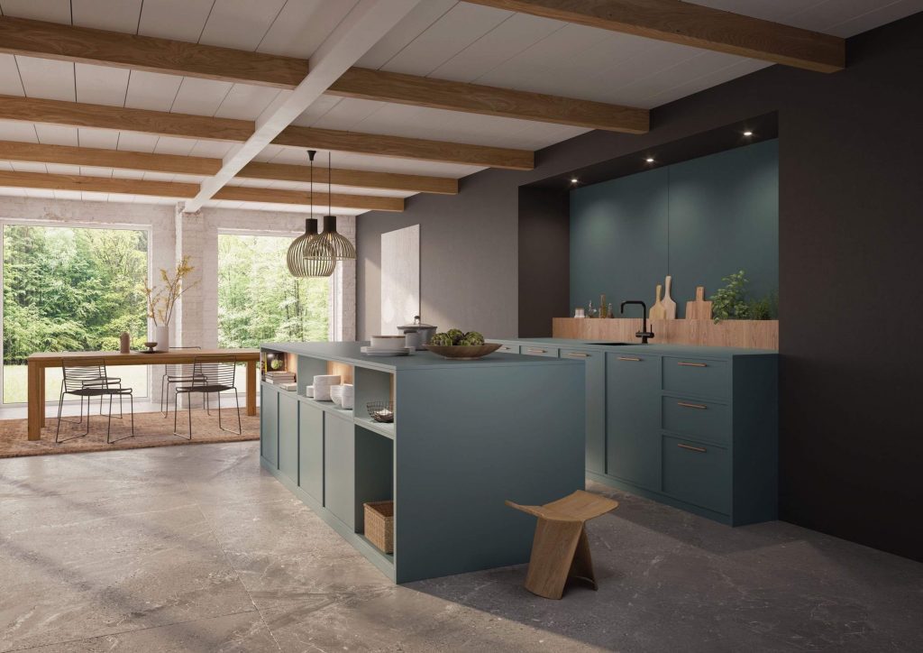 Rotpunkt Smala Sc Velvet Green Kitchen 4 | Kitchens By Design, Herefordshire