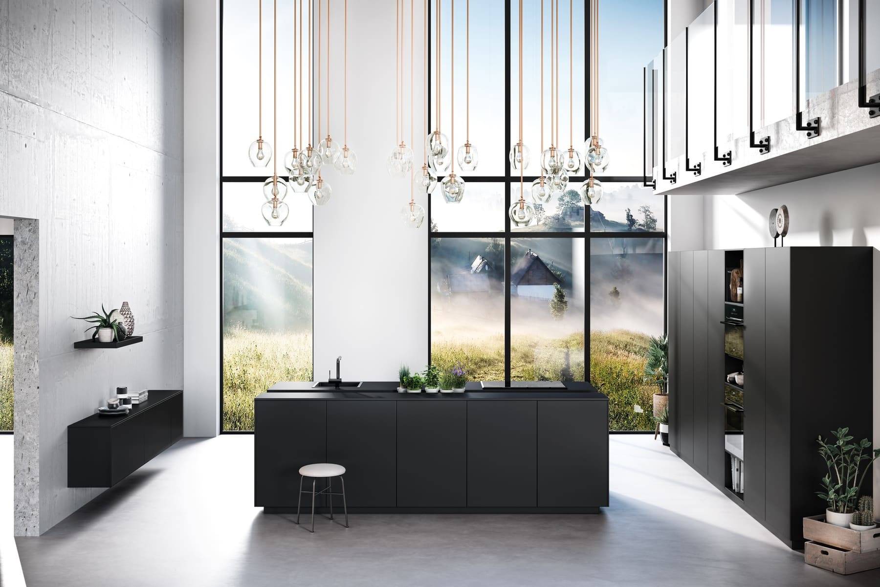 Rotpunkt Dark Matt Kitchen | Kitchens By Design, Herefordshire